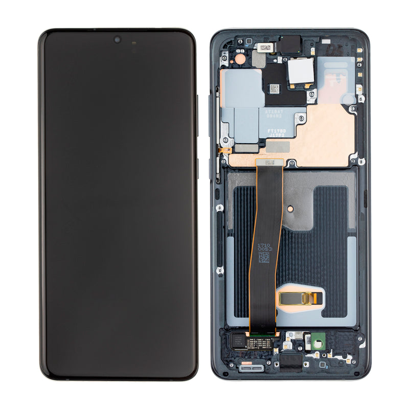 Samsung Galaxy S20 Ultra 5G OLED Screen Assembly Replacement With Frame (OLED PLUS) (Cosmic Black)