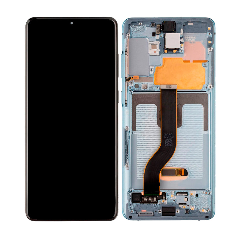 Samsung Galaxy S20 Plus 5G OLED Screen Assembly Replacement With Frame (OLED PLUS) (Cloud Blue)