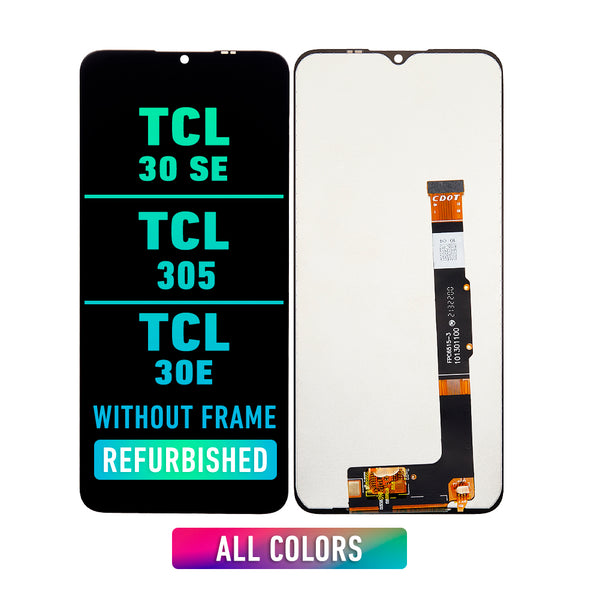 TCL 30 SE / TCL 305 / TCL 30E (2022) LCD Assembly Replacement Without Frame (Refurbished) (All Colors)
