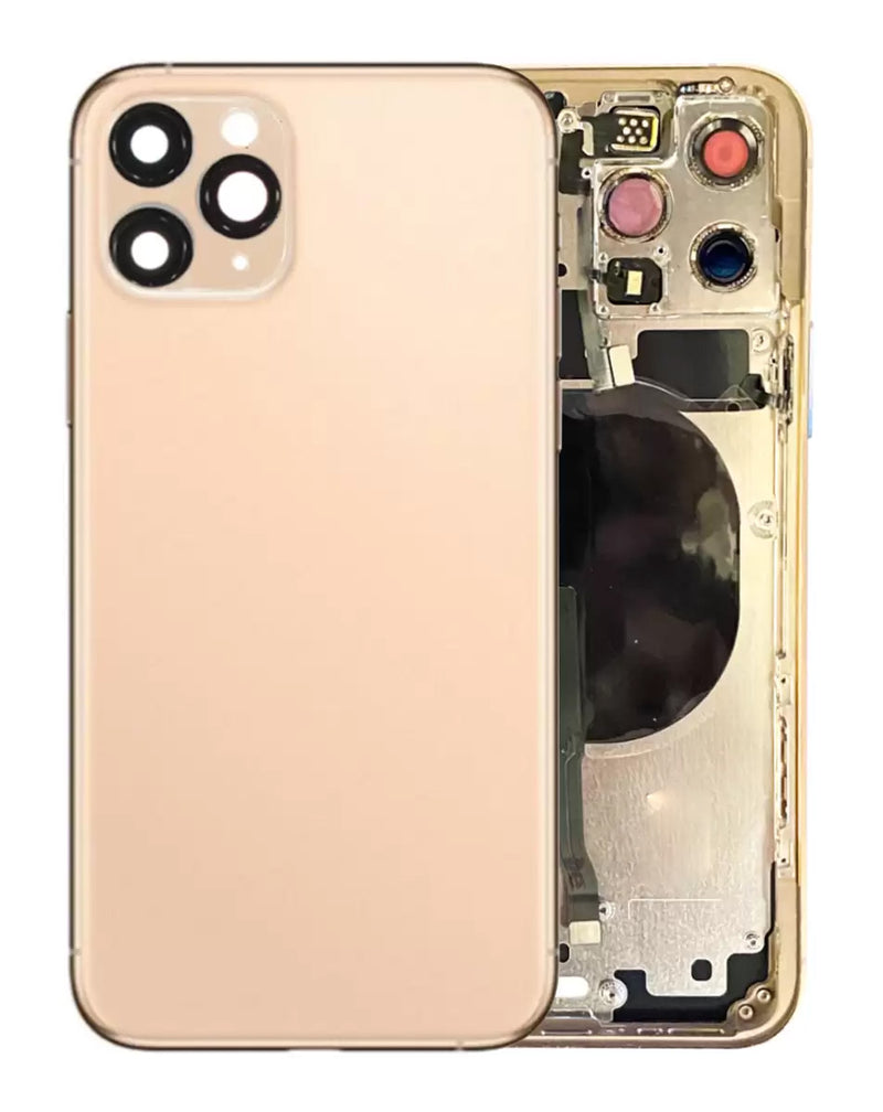 iPhone 11 Pro Housing & Back Cover Glass With Small Parts (Pull Excellent) (All Colors)