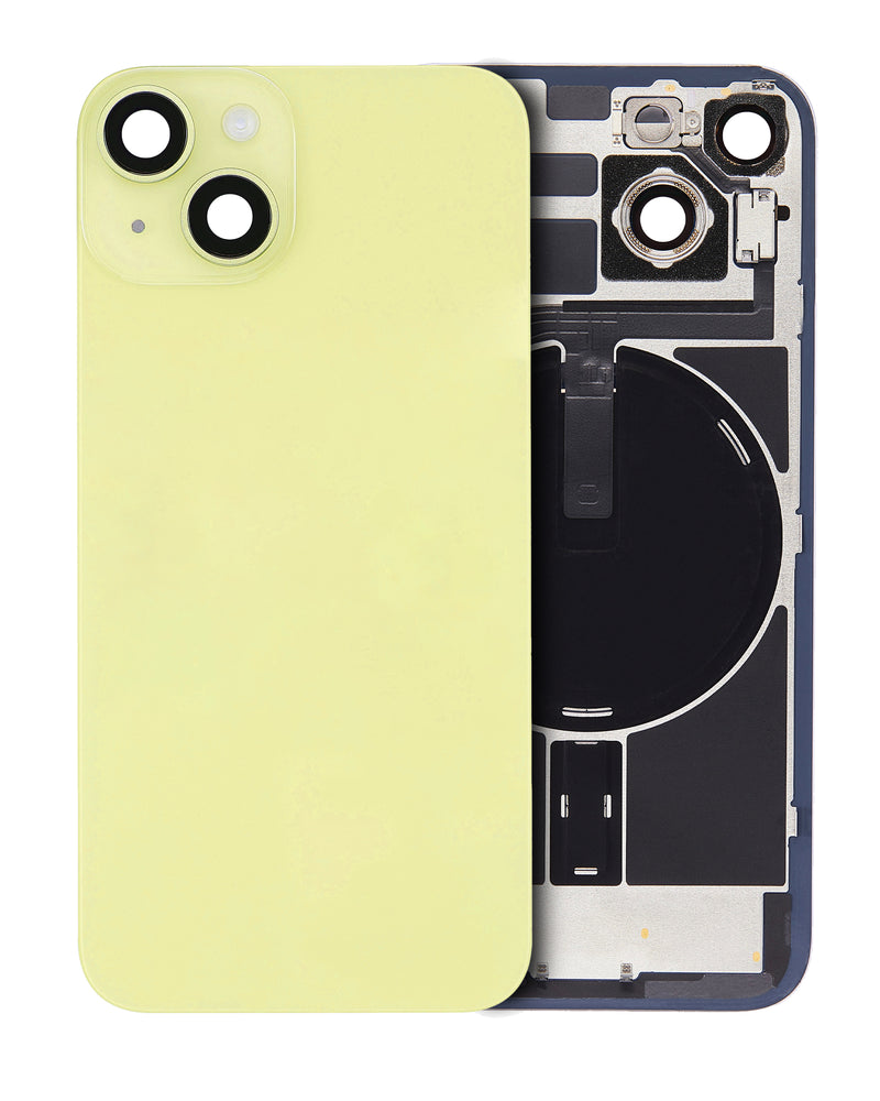 iPhone 14 Back Cover Glass With Steel Plate | Wireless NFC & MagSafe Magnet Pre-installed Replacement (Pull Excellent) (All Colors)