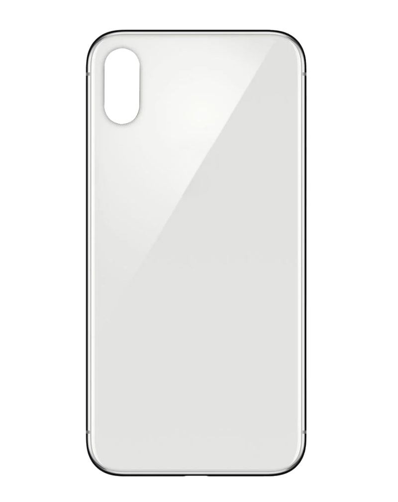 iPhone X Bigger Camera Hole Back Glass (No Logo) (All Colors)