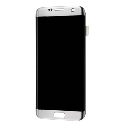 Samsung Galaxy S7 Edge OLED Screen Assembly Replacement Without Frame (All Version) (Refurbished) (Silver Titanium)