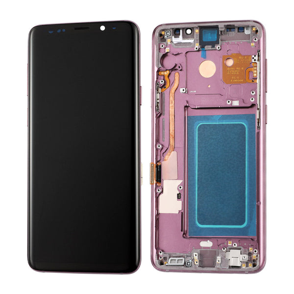 Samsung Galaxy S9 Plus OLED Screen Assembly Replacement With Frame (Aftermarket Incell) (Lilac Purple)