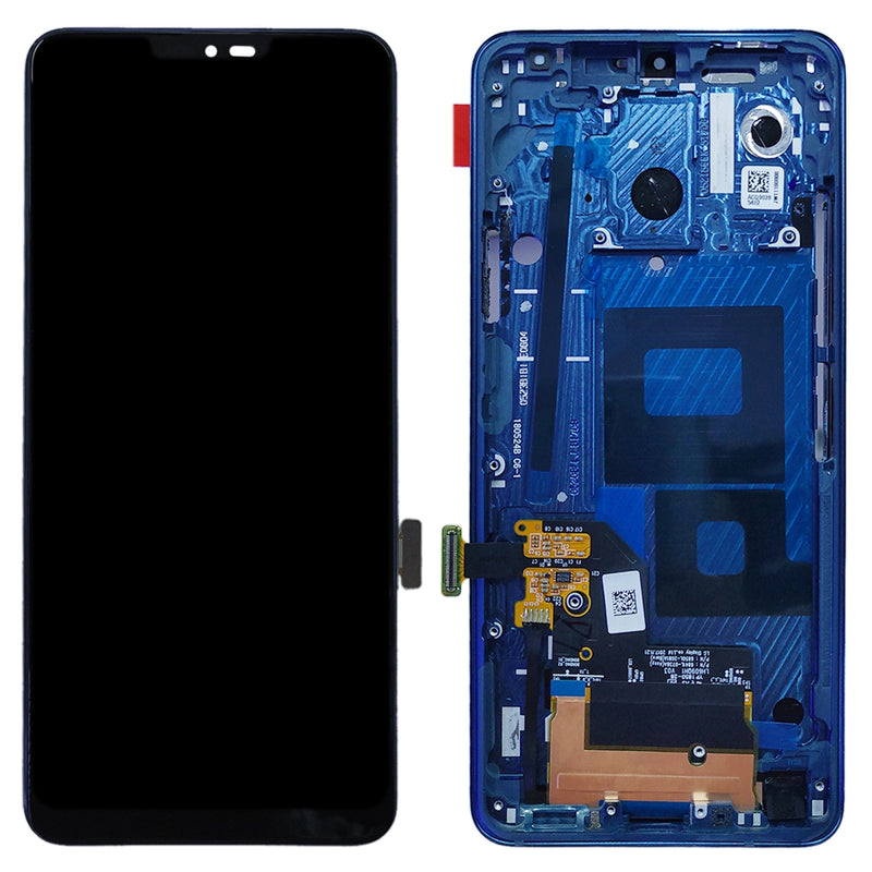 LG G7 ThinQ / G7 Plus / G7 One LCD Screen Assembly Replacement With Frame (Moroccan Blue)
