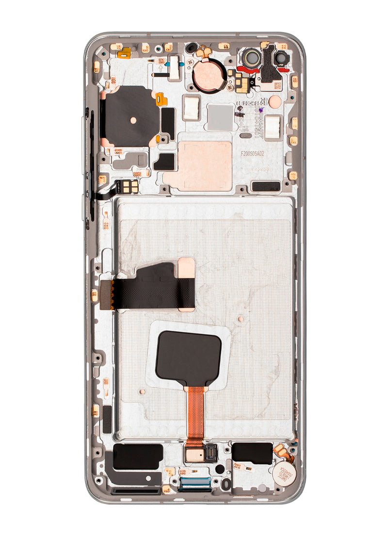 Huawei P40 LCD Screen Assembly Replacement With Frame (Refurbished) (White)