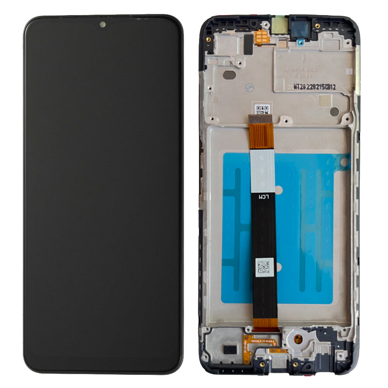 Samsung Galaxy A03s (A037U / 2021) LCD Screen Assembly Replacement With Frame (Refurbished) (All Colors)