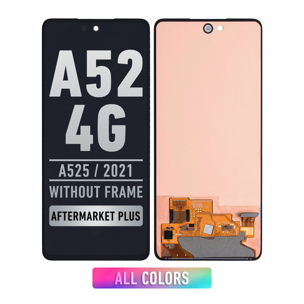 Samsung Galaxy A52 4G (A525 / 2021) LCD Screen Assembly Replacement Without Frame (Incell) (All Colors)