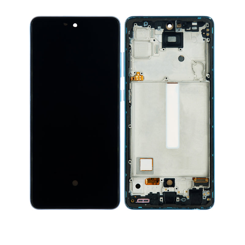Samsung Galaxy A52 5G (A526 / 2021) / A52s 5G (A528 / 2021) OLED Screen Assembly Replacement With Frame (OLED PLUS) (Awesome Blue)