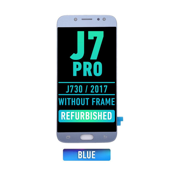 Samsung Galaxy J7 Pro (J730 / 2017) OLED Screen Assembly Replacement Without Frame (Refurbished) (Blue)