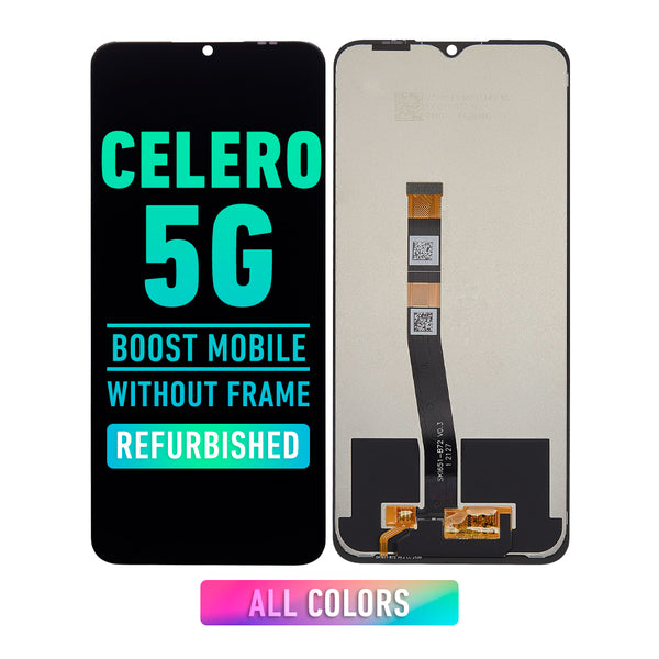 Boost Mobile Celero 5G LCD Screen Assembly Replacement Without Frame (Refurbished) (All Colors)