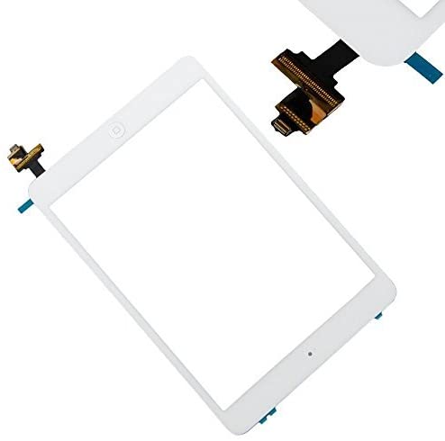 iPad Mini 1 / iPad Mini 2 Digitizer Replacement With IC Chip & Home Button Pre-Installed (Aftermarket Plus) (White)