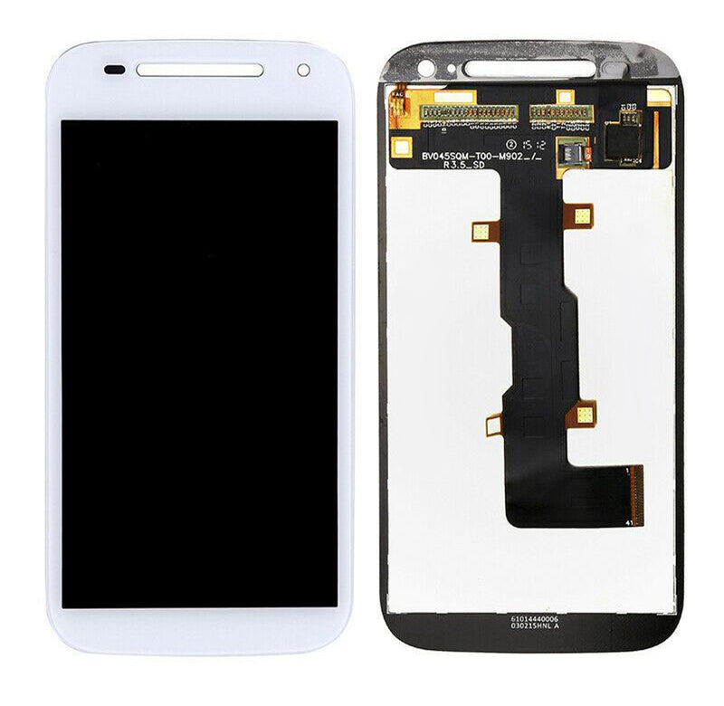 Motorola Moto E2 (XT1527) LCD Screen Assembly Replacement Without Frame (Refurbished) (White)