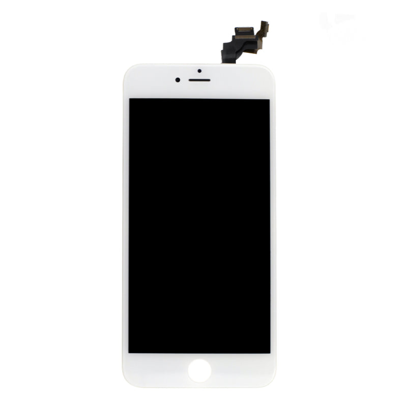 iPhone 6 Plus LCD Screen Replacement (With Steel Plate) (Premium Plus | IQ7) (White)