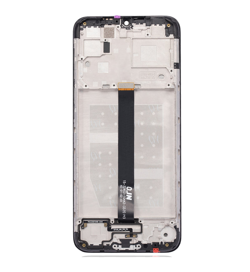Motorola One Fusion (XT2073-2 / 2020) LCD Screen Assembly Replacement With Frame (Refurbished) (Black)