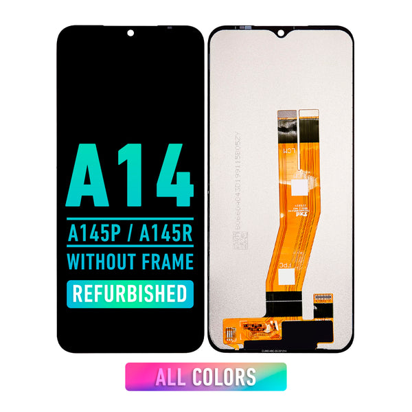 Samsung Galaxy A14 4G (A145P / A145R / 2023) LCD Screen Assembly Replacement Without Frame (Refurbished) (All Colors)