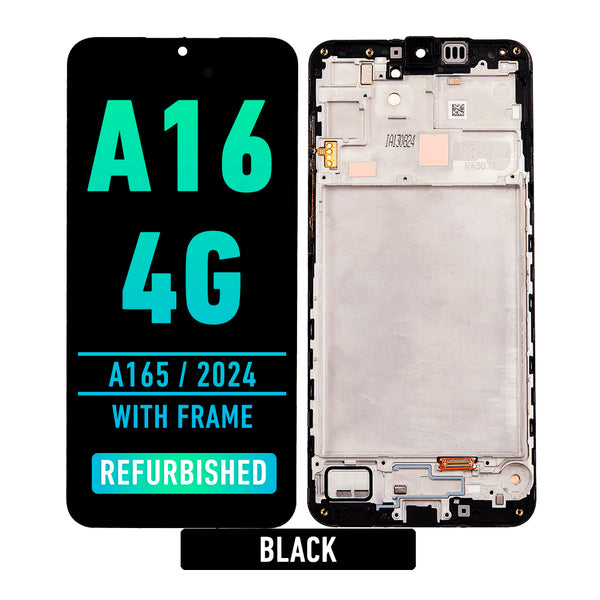 Samsung Galaxy A16 4G (A165 / 2024) LCD Screen Assembly Replacement With Frame (Refurbished) (All color)