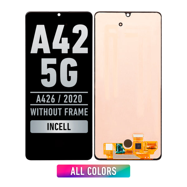 Samsung Galaxy A42 5G (A426 / 2020) LCD Screen Assembly Replacement Without Frame (Aftermarket Incell) (All Colors)