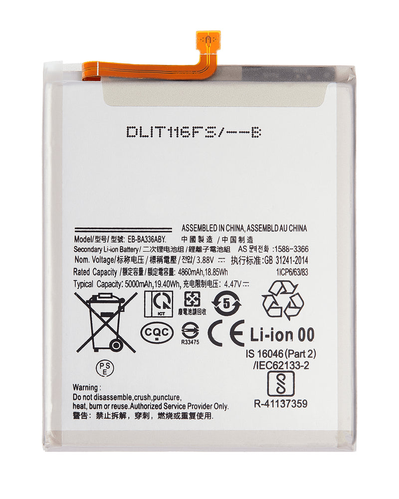 Samsung Galaxy A53 5G (A536 / 2022) Battery High Capacity Replacement (EB-BA336ABY)