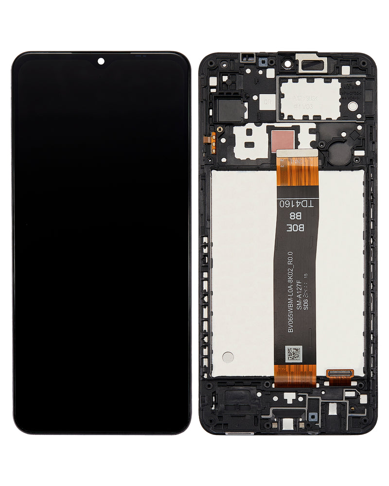 Samsung Galaxy A12 (A125 / 2020) / A12 Nacho (A127 / 2021) LCD Screen Assembly Replacement With Frame (Premium / Refurbished)