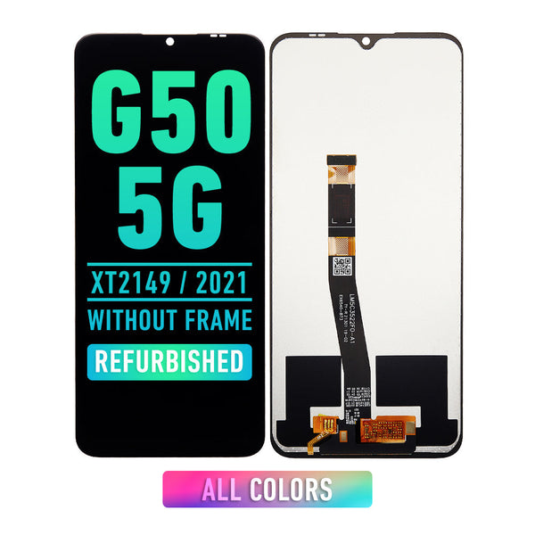 Motorola Moto G50 5G (XT2149 / 2021) LCD Screen Assembly Replacement Without Frame (Refurbished) (All Colors)