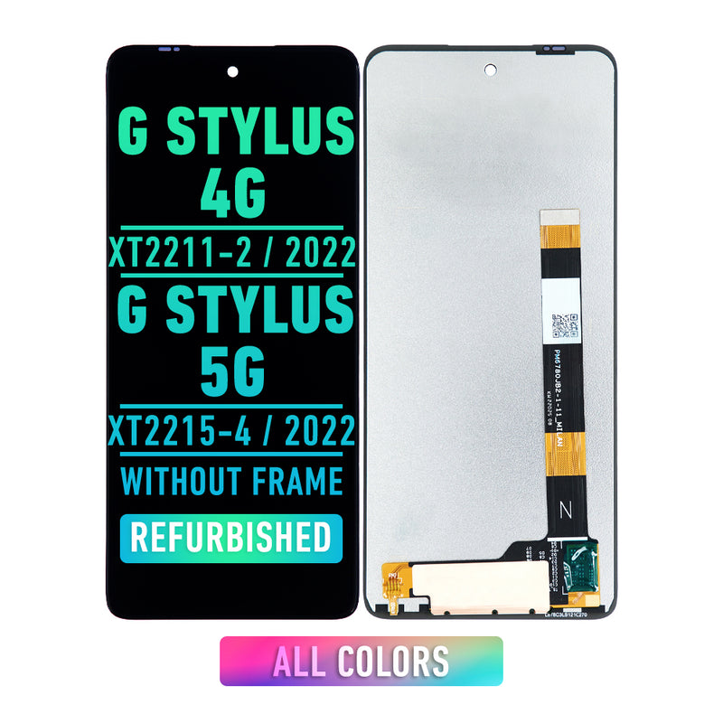 Motorola Moto G Stylus 4G (XT2211-2 / 2022) / G Stylus 5G 2022 (XT2215-4 / 2022) LCD Screen Assembly Replacement Without Frame (Refurbished) (All Colors)