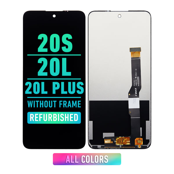 TCL 20S / TCL 20L / TCL 20L PLUS LCD Screen Assembly Replacement Without Frame (Refurbished) (All Colors)