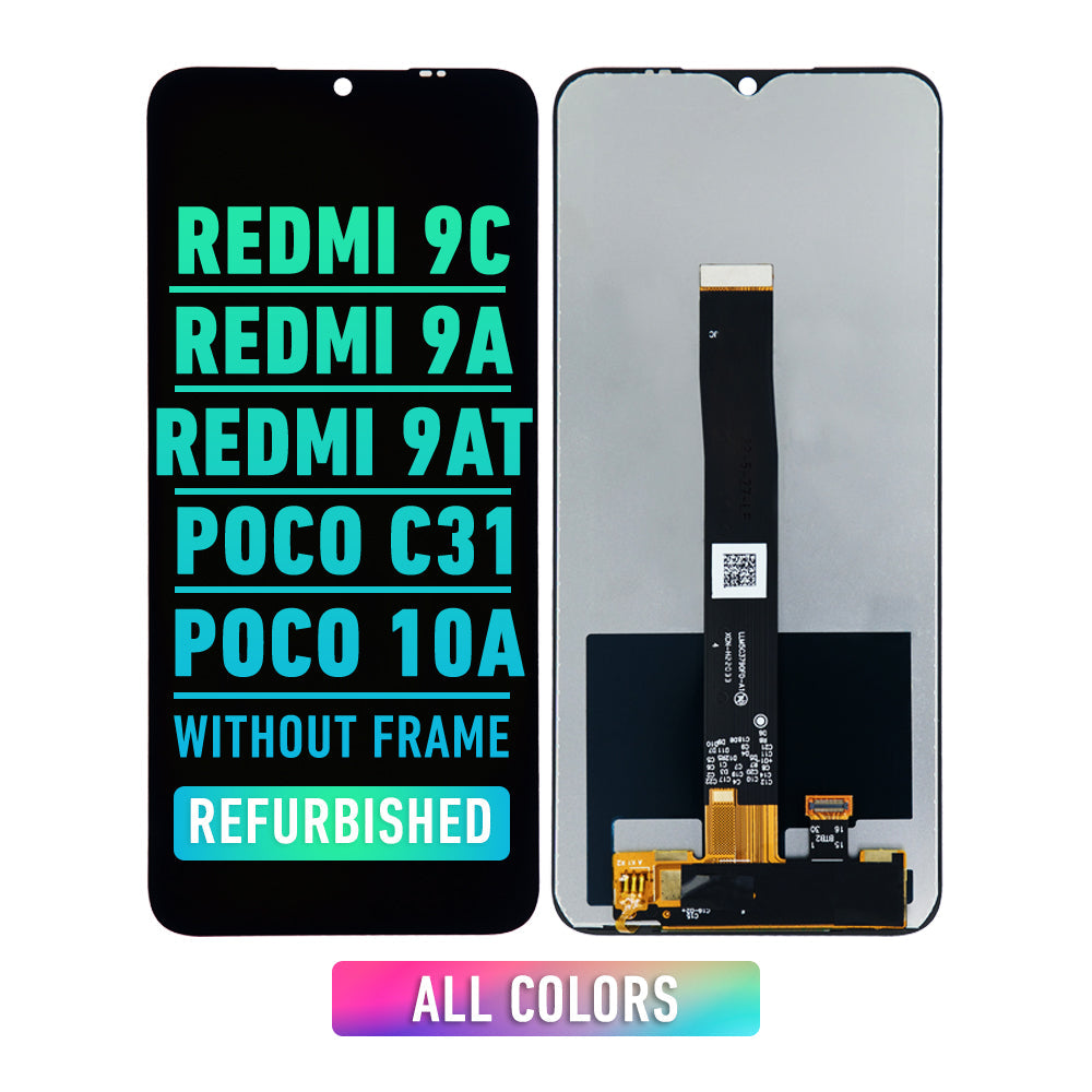 Xiaomi Redmi 9C / 9A / 9AT / POCO C31 / 10A LCD Screen Assembly Replac