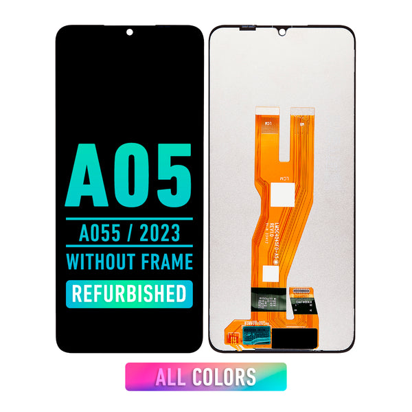 Samsung Galaxy A05 (A055 / 2023) LCD Screen Assembly Replacement Without Frame (Refurbished) (All Colors)