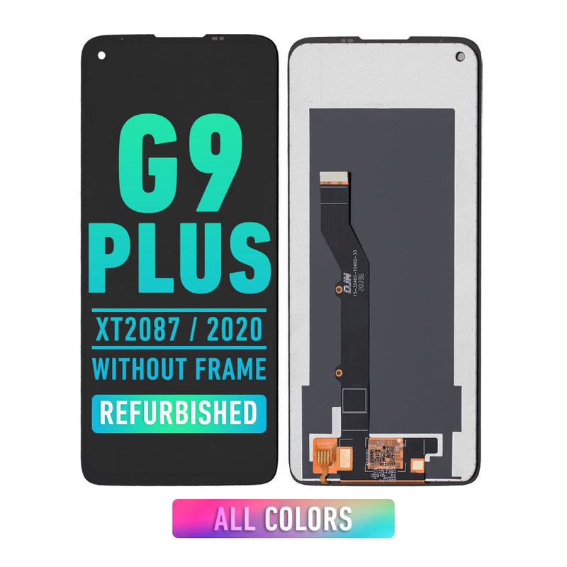 Motorola G9 Plus (XT2087 / 2020) LCD Screen Assembly Replacement Without Frame (Refurbished) (All Colors)