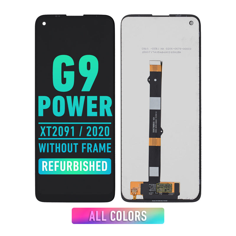 Motorola Moto G9 Power (XT2091) LCD Screen Assembly Replacement Without Frame (Refurbished) (All Colors)