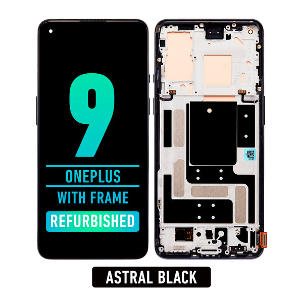 OnePlus 9 OLED Screen Assembly Replacement With Frame (US Version) (Refurbished) (All Colors)