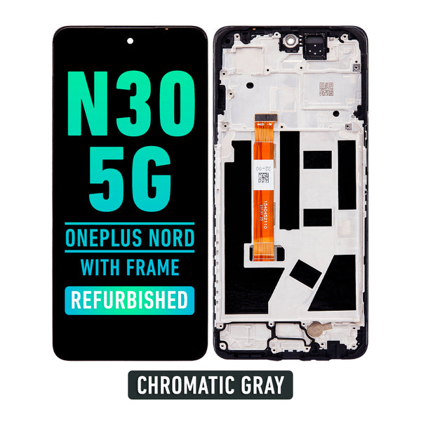 OnePlus Nord N30 5G LCD Screen Assembly Replacement With Frame (Refurbished) (Chromatic Gray)