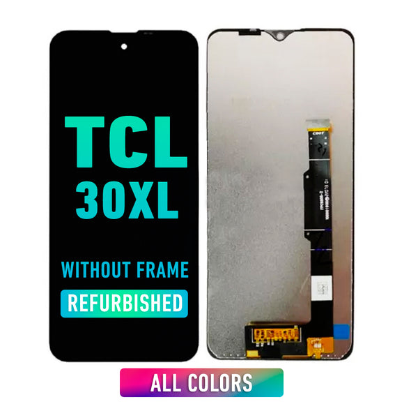 TCL 30 XL LCD Screen Assembly Replacement Without Frame (Refurbished) (All Colors)