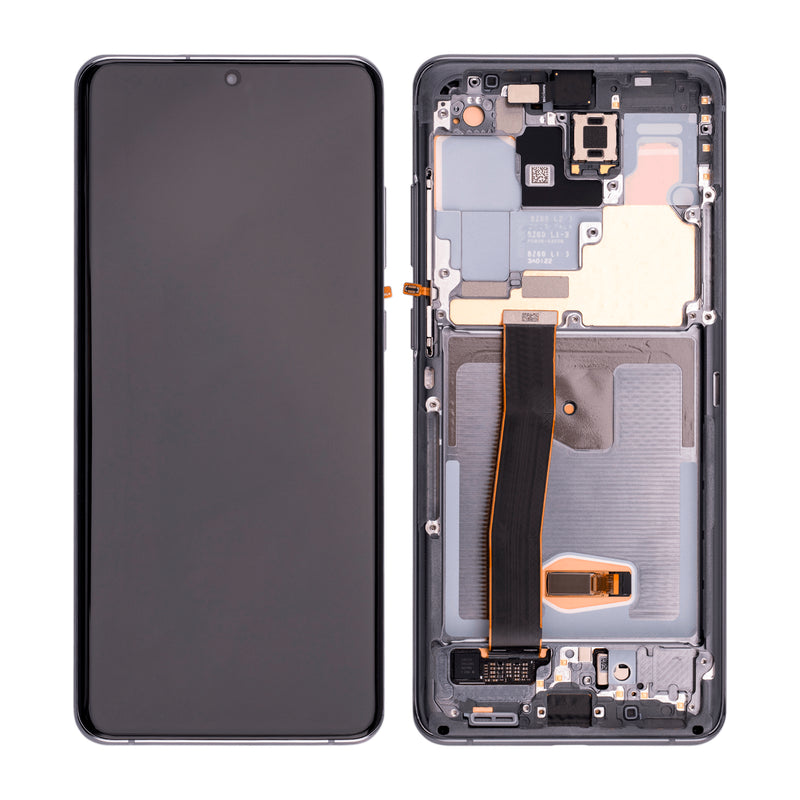 Samsung Galaxy S20 Ultra 5G OLED Screen Assembly Replacement With Frame (OLED PLUS) (Cosmic Gray)