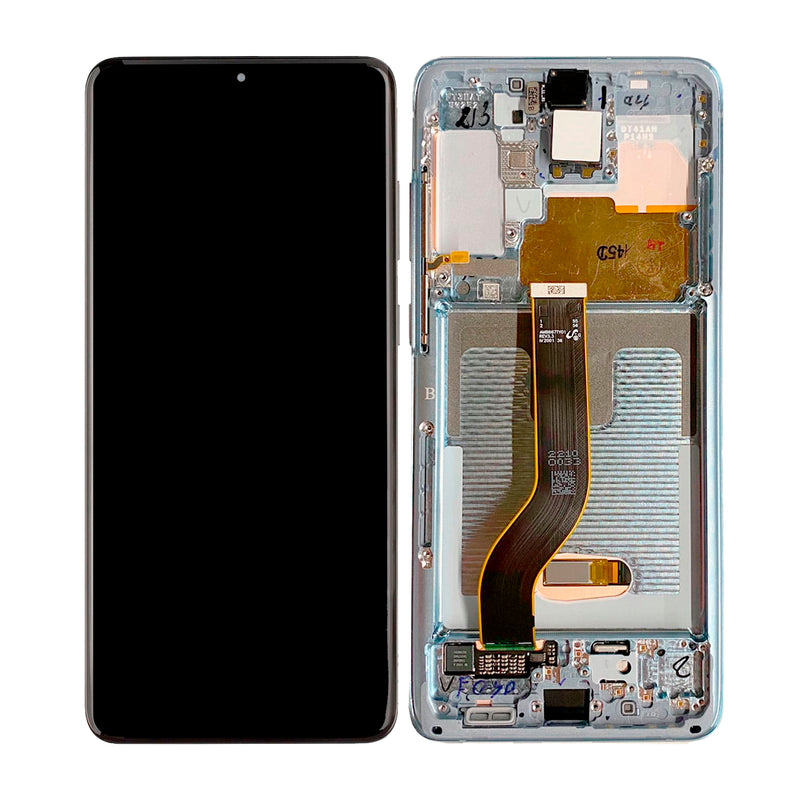 Samsung Galaxy S20 Plus 5G OLED Screen Assembly Replacement With Frame (OLED PLUS) (Cloud White)