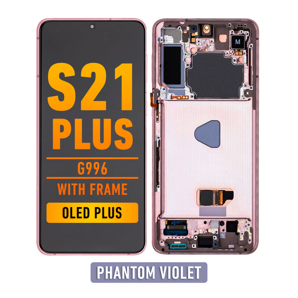 Samsung Galaxy S21 Plus OLED Screen Assembly Replacement With Frame (OLED PLUS) (Phantom Violet)