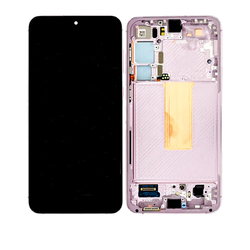 Samsung Galaxy S23 Plus 5G OLED Screen Assembly Replacement With Frame (Refurbished) (Lavender)
