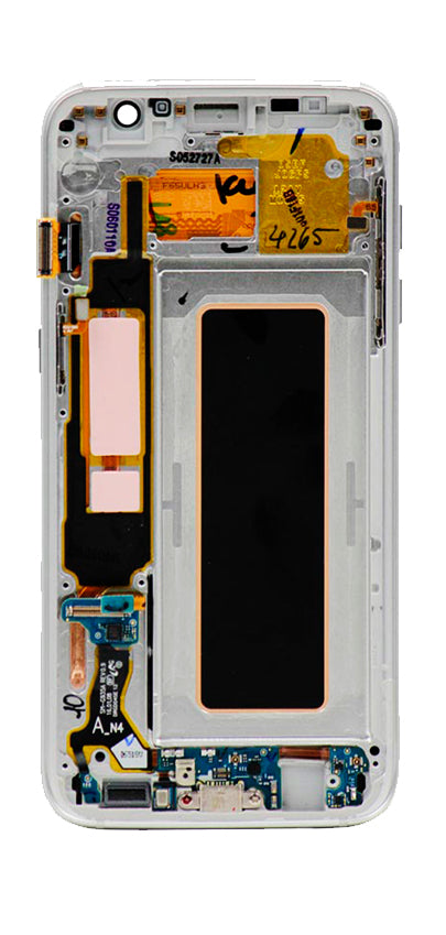 Samsung Galaxy S7 Edge OLED Screen Assembly Replacement With Frame (INT Version) (Incell) (Silver)