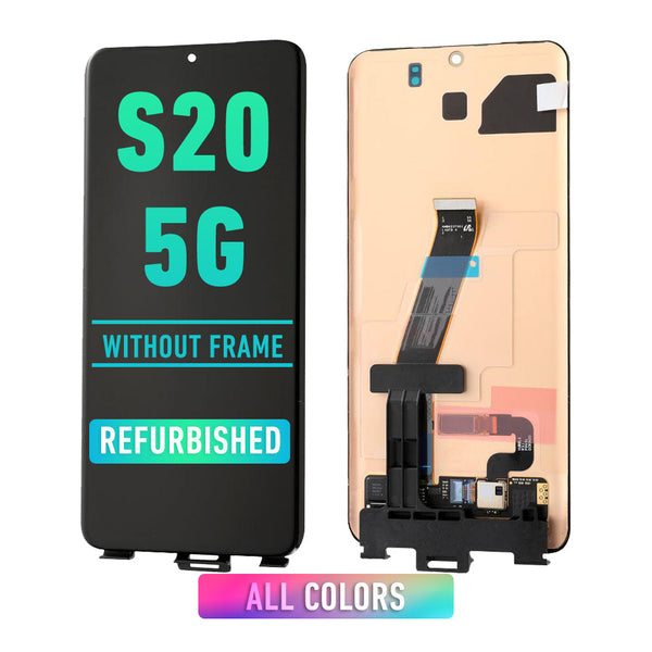 Samsung Galaxy S20 5G OLED Screen Assembly Replacement Without Frame (Refurbished) (All Colors)