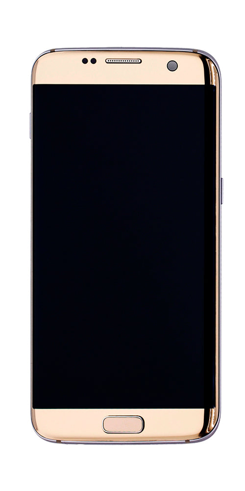 Samsung Galaxy S7 Edge OLED Screen Assembly Replacement With Frame (INT Version) (Incell) (Gold Platinum)