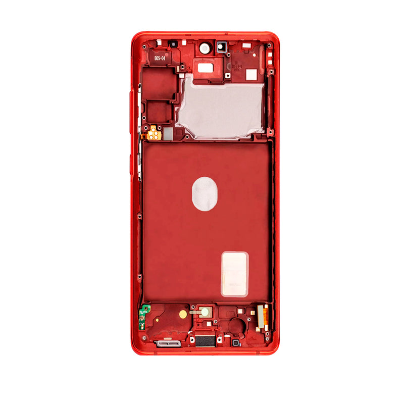 Samsung Galaxy S20 FE OLED Screen Assembly Replacement With Frame (OLED PLUS) (Cloud Red)