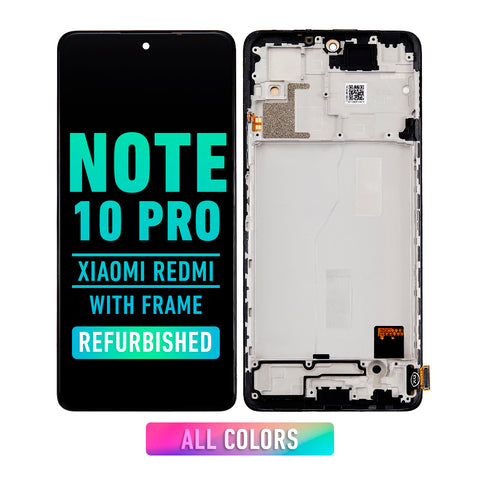 Xiaomi Redmi Note 10 Pro LCD Screen Assembly Replacement With Frame (Incell) (All Colors)