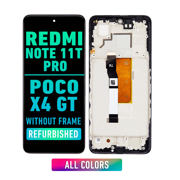 Xiaomi Redmi Note 11T Pro / Poco X4 GT LCD Screen Assembly Replacement Without frame (Refurbished) (All Colors)