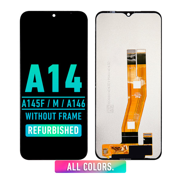 Samsung Galaxy A14 4G (A145F / A145M / 2023) LCD Screen Assembly Replacement Without Frame (Refurbished) (All Colors)