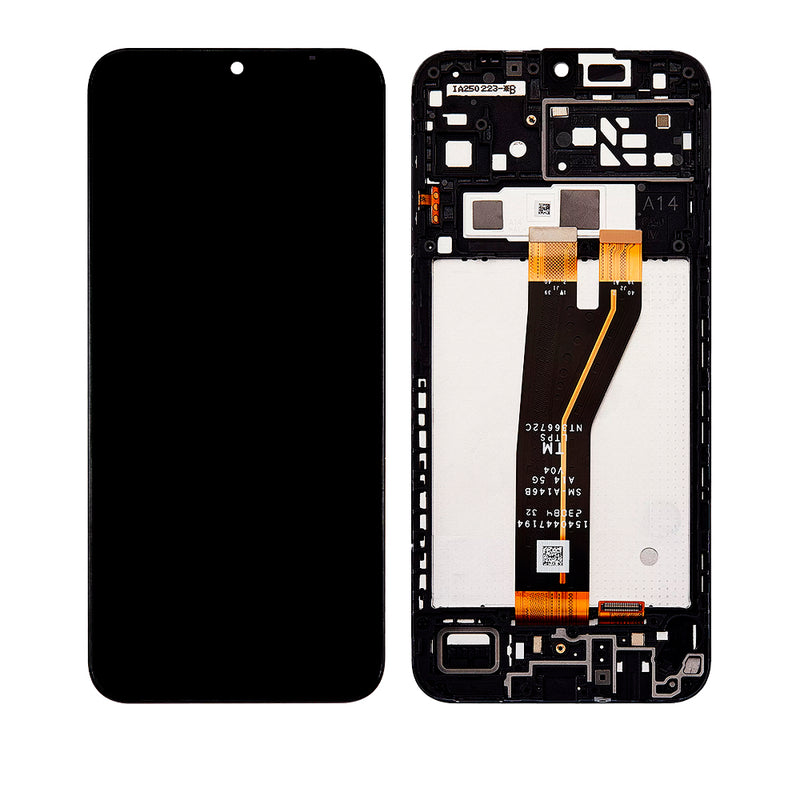 Samsung Galaxy A14 4G (A145P / A145R / 2023) LCD Screen Assembly Replacement With Frame (Refurbished) (All Colors)