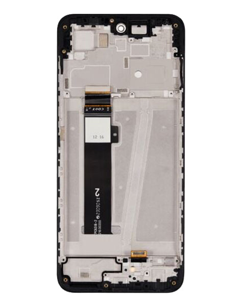 Motorola Moto G 5G (XT2313-6 / 2023) LCD Screen Assembly Replacement With Frame (Refurbished)