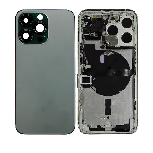 iPhone 13 Pro Max Housing & Back Cover Glass With Small Parts (No Logo)  (All Colors)