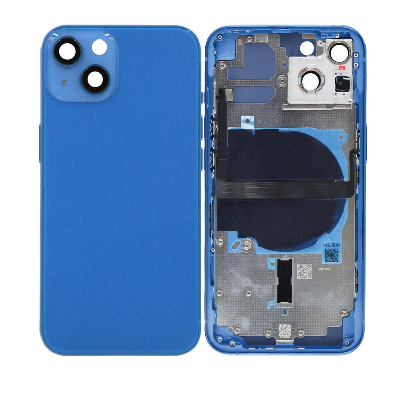iPhone 13 mini Housing & Back Cover Glass With Small Parts (No Logo) (All Colors)