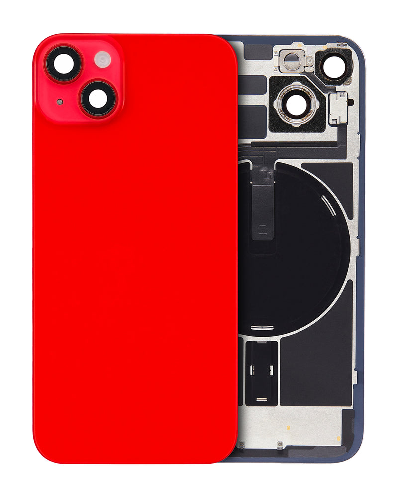 iPhone 14 Back Cover Glass With Steel Plate | Wireless NFC & MagSafe Magnet Pre-installed Replacement (No Logo) (All Colors)